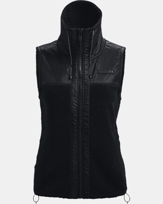 Women's UA Mission Vest, Black, pdpMainDesktop image number 4